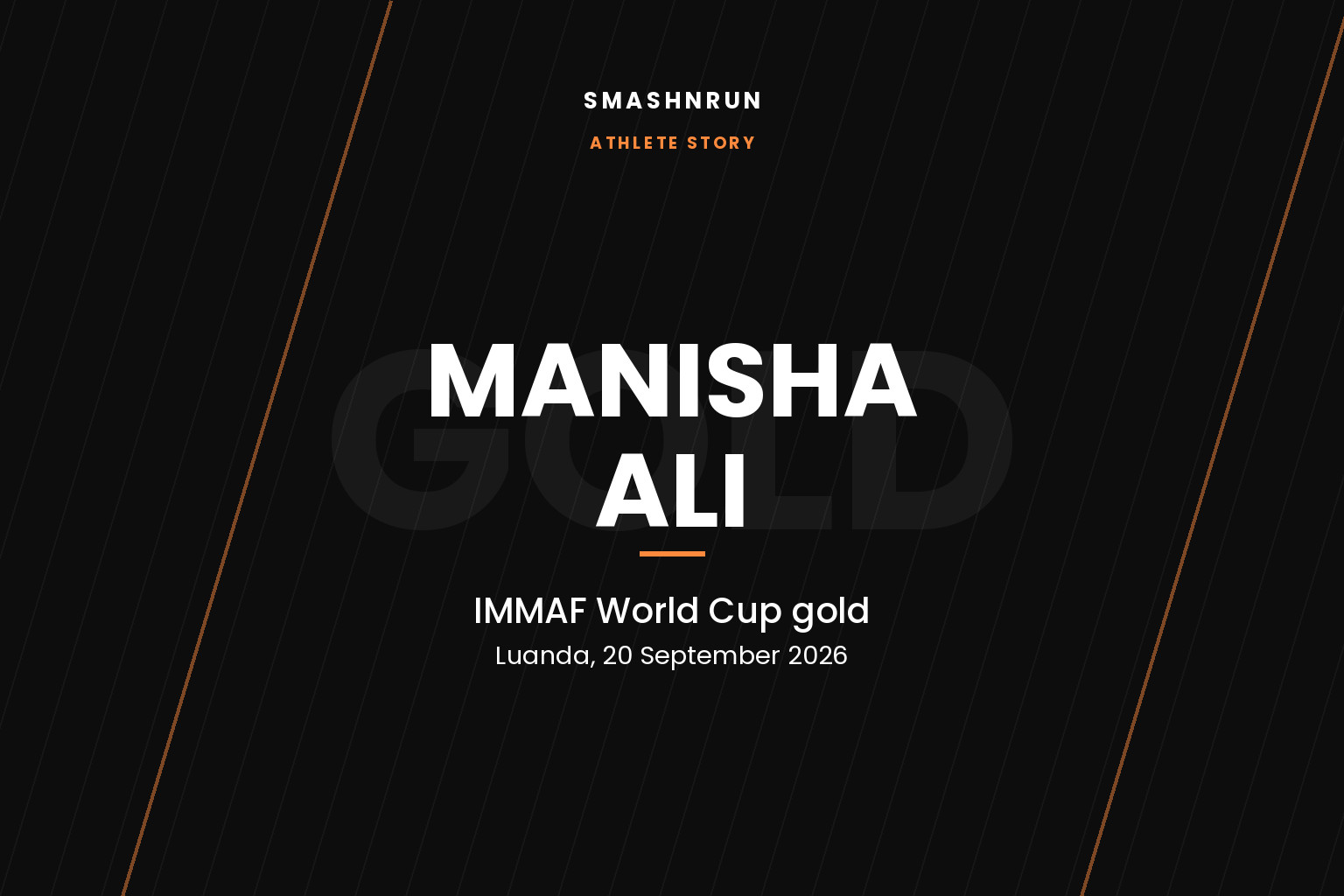 Manisha Ali: Less Than a Year In, and a World Cup Gold