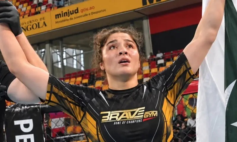 Manisha Ali after her IMMAF World Cup bout in Luanda
