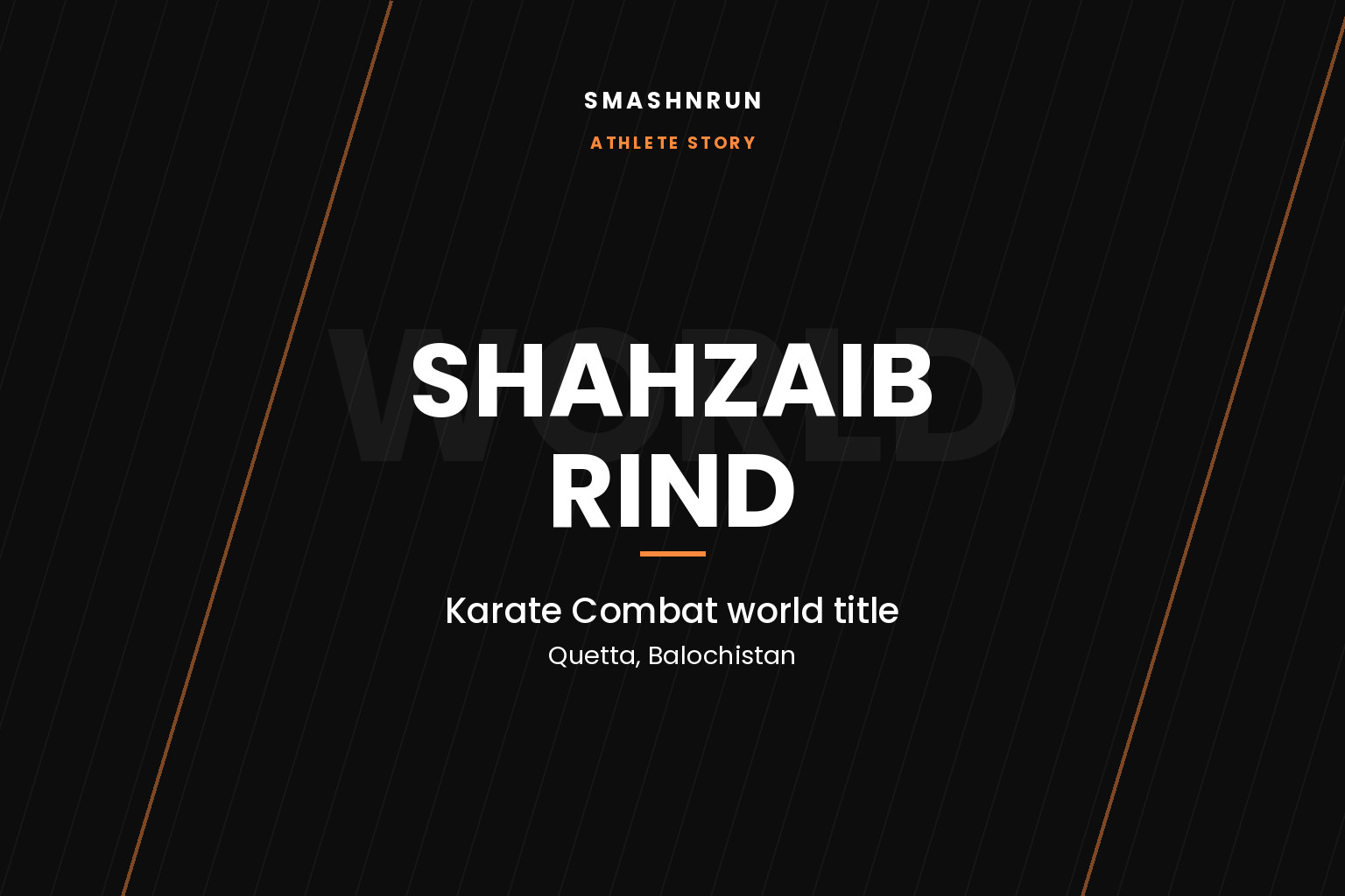Shahzaib Rind: From YouTube Tutorials to a World Title