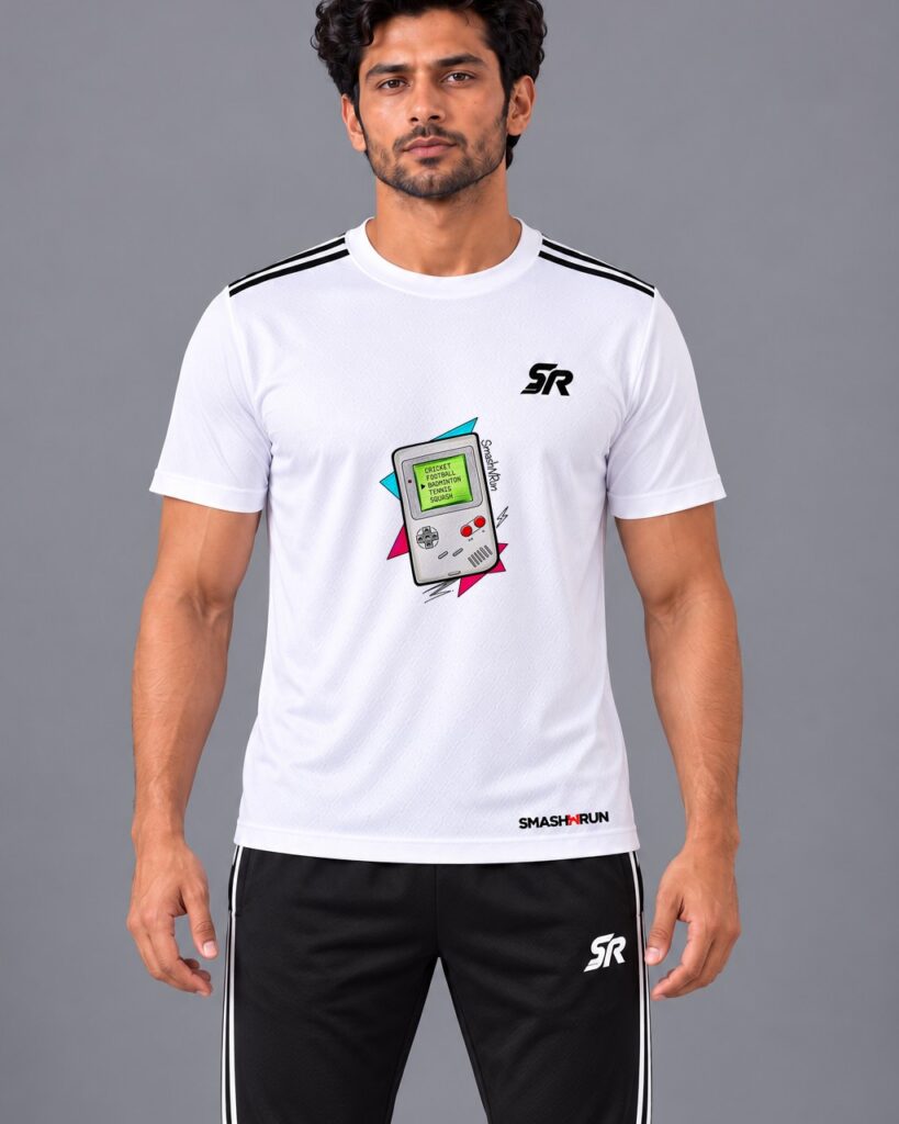 Shadow90 Art Crew Tee with Select Your Sport print