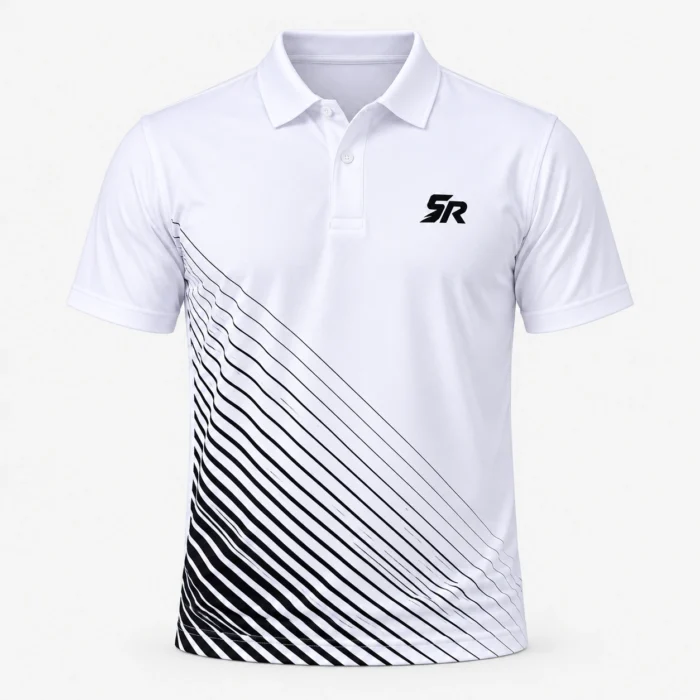 Aura polo white, product photo