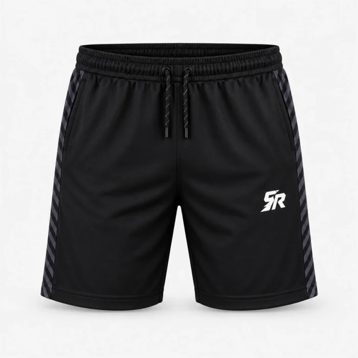 Aura shorts black, product photo