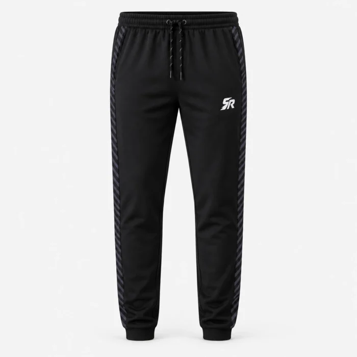 Aura track pants black, product photo